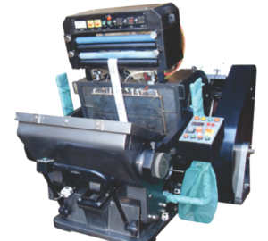 Full Stamping Machine: Gurunanak Hot Foil Stamping Machine. Size: 56x82 cm & 72x102 cm {Silver/Gold/Blue/Customized
