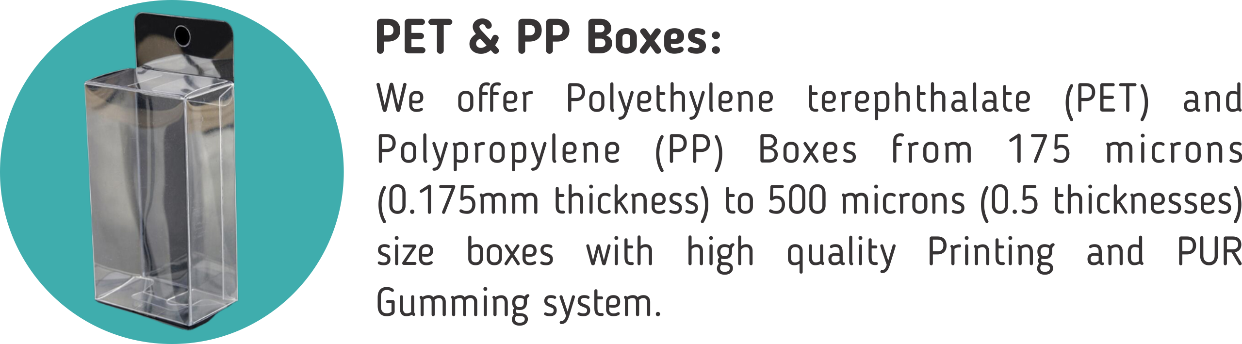 pet & pp boxes